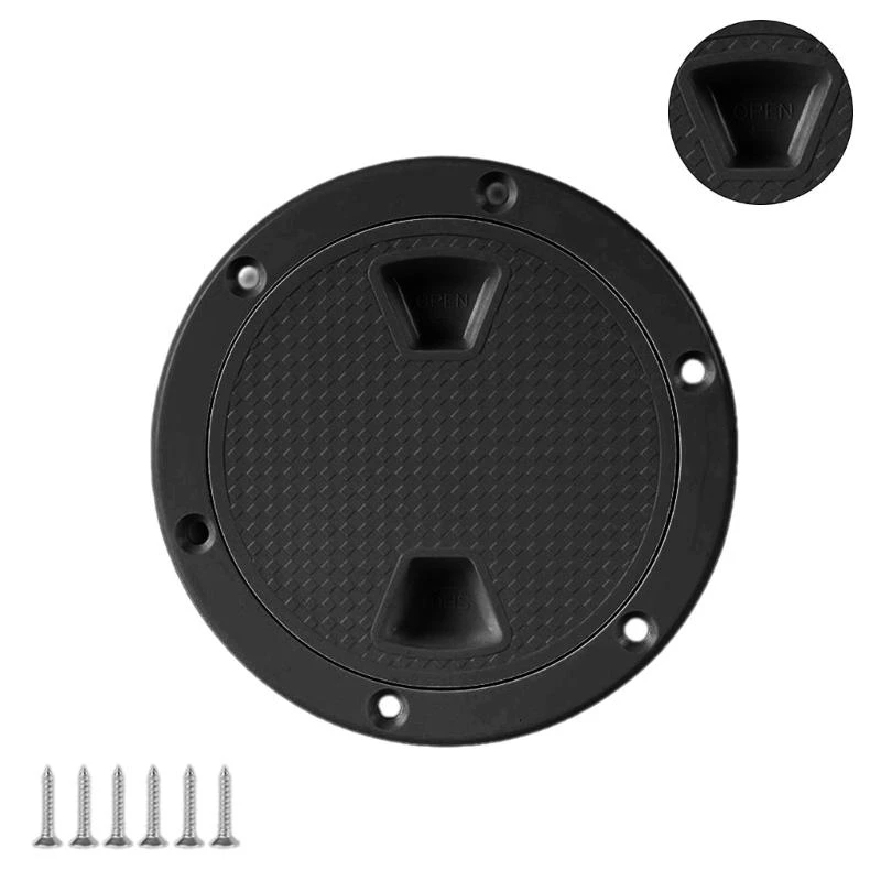  Upgrades Boat Access Hatches Cover 4/6/8 Inch ABS Round Inspection Deck Plate
