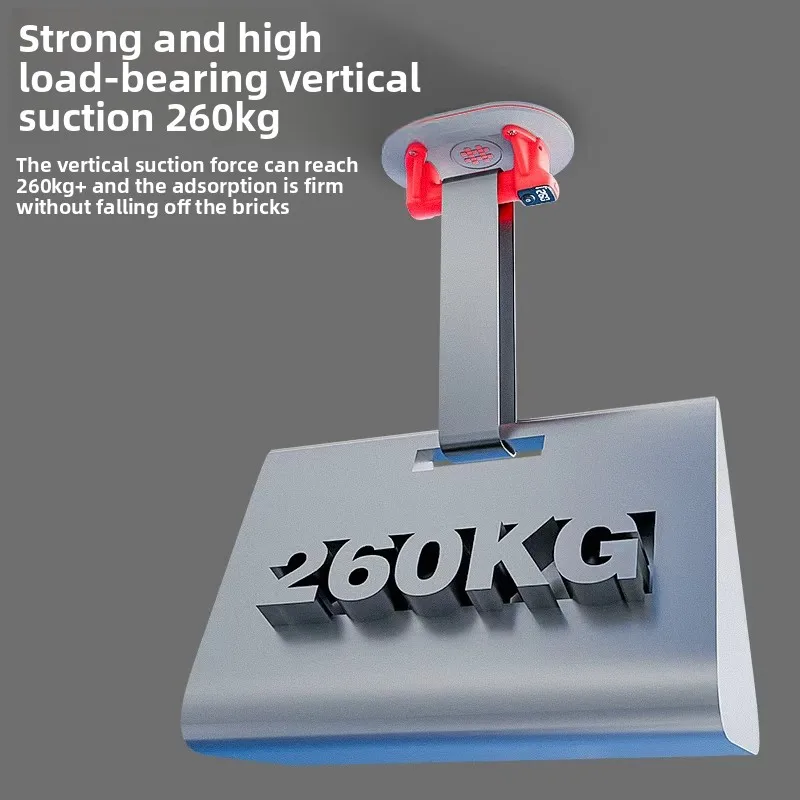 SHIJING P618B Electric Vacuum Suction Cup Digital Display Heavy Duty Tile Glass Lifter Powerful Auto Air Replenish Suction Tool