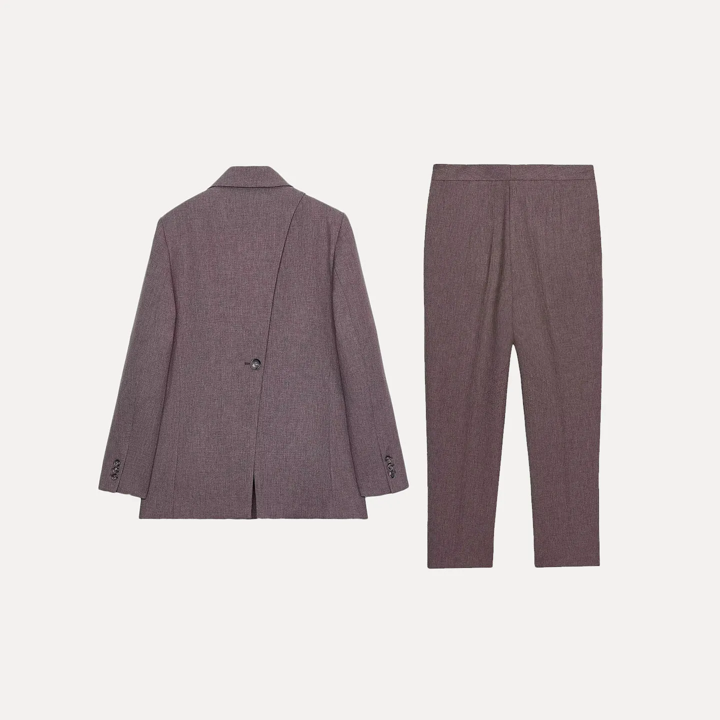 بدلة جايت عصرية بفتحة با للنساء لخريف 2025 Z ماركة طويلة Sve ملابس يومية رفيعة منتظمة صينية