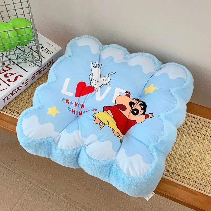 Crayon Shin-chan Nohara Shinnosuke Buriburizaemon creative cute cartoon square cushion secondary animation peripheral butt pad