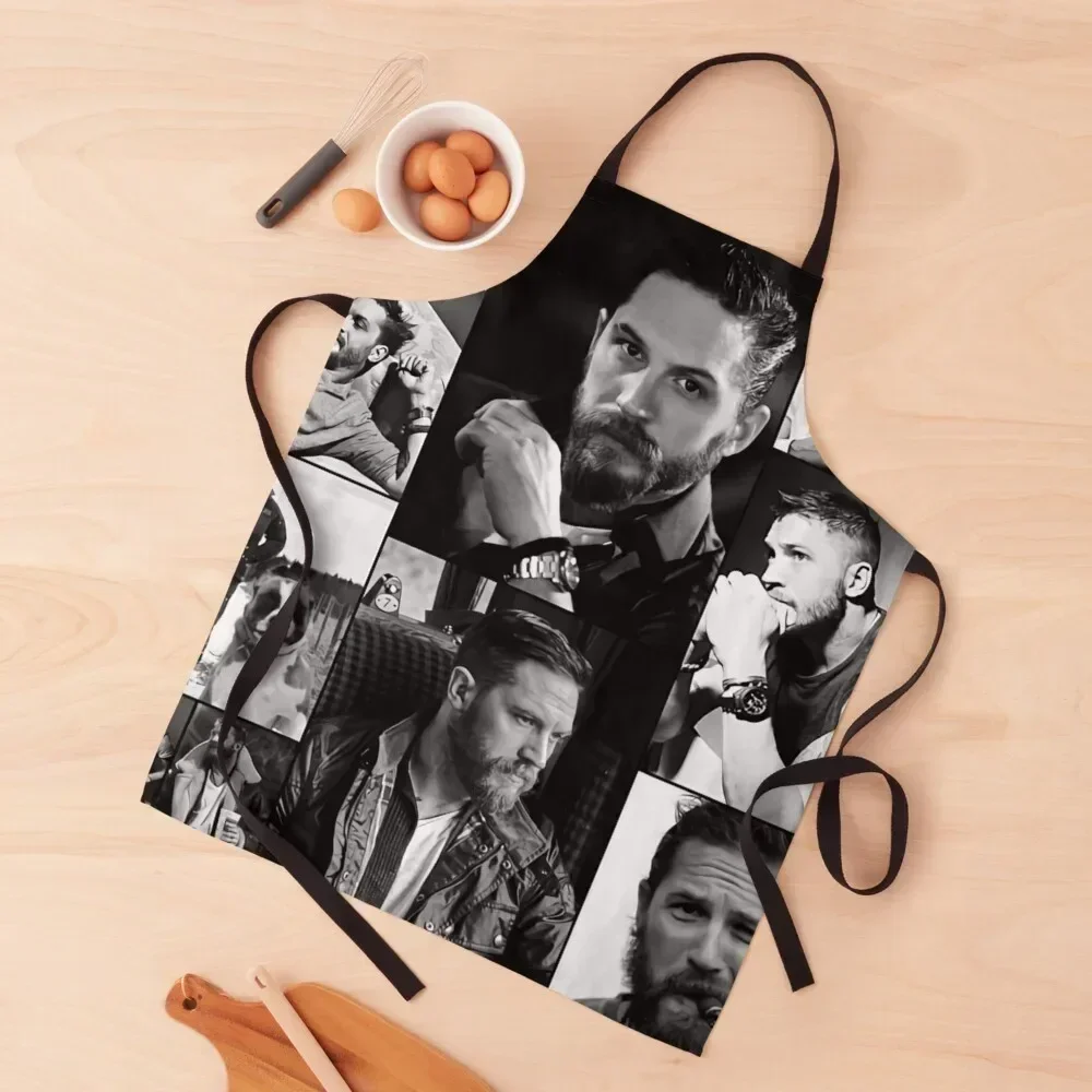 Tom Hardy College Apron Kitchen For Men Waterproof Kitchen For Women professional hairdressing Apron