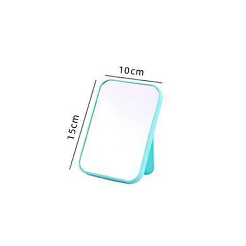 Small Folding Makeup Mirror Portable Makeup Mirror Student Dormitory Desktop Small Square Mirrors Makeup tools