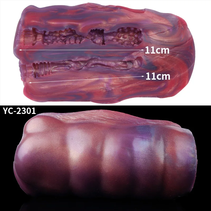 YOCY-واقعية مزدوجة القناة سيليكون الاستمناء ، الاستمناء الذكور الخيال ، الاستمناء الحيوان ، الجنس المهبلي والشرج ، ألعاب مهبل الجيب