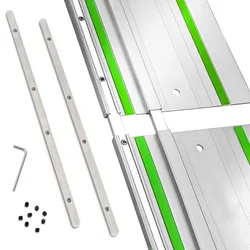 Track Saw Guide Rail Connector Set Replacement Wooden Board Cutting Guide Rail Connector Compatible for Makita/Festool Track Saw