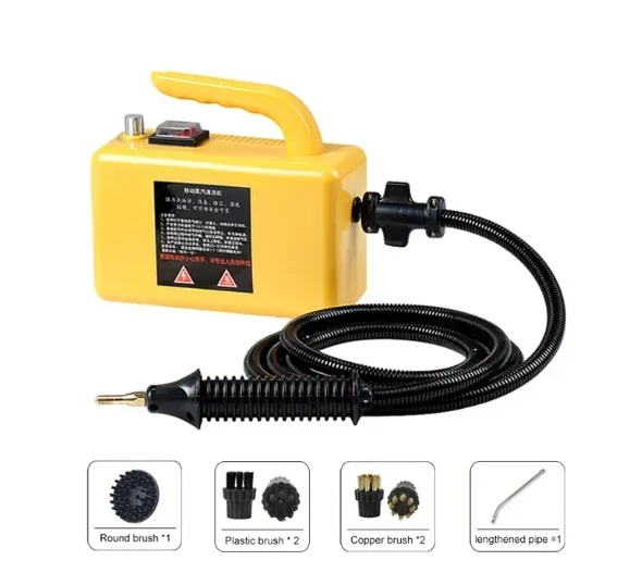 Limpador a vapor de alta temperatura, 2600w220v, portátil, esterilização, jato de pressão, máquina de lavar para casa, carro, cozinha, ar condicionado