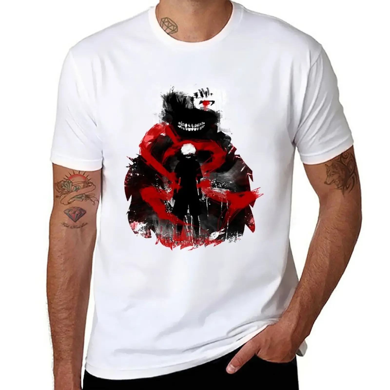 New Ghoul T-Shirt funny t shirts black t shirts black t shirt T-shirts for men cotton