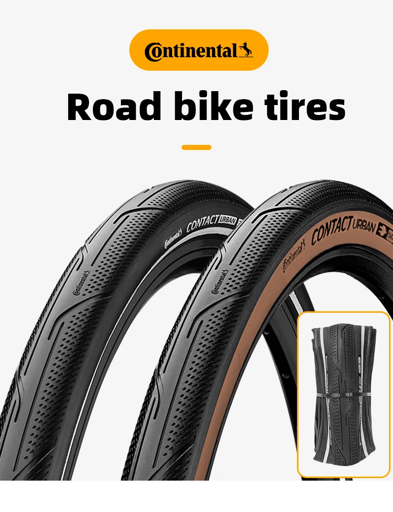 Continental Reifen Contact Urban 16 X 1,35 35-349 Ohne Box/Verpackt Faltbarer Fahrradreifen für Kleinräder mit Reflektorstreifen – Detail 1