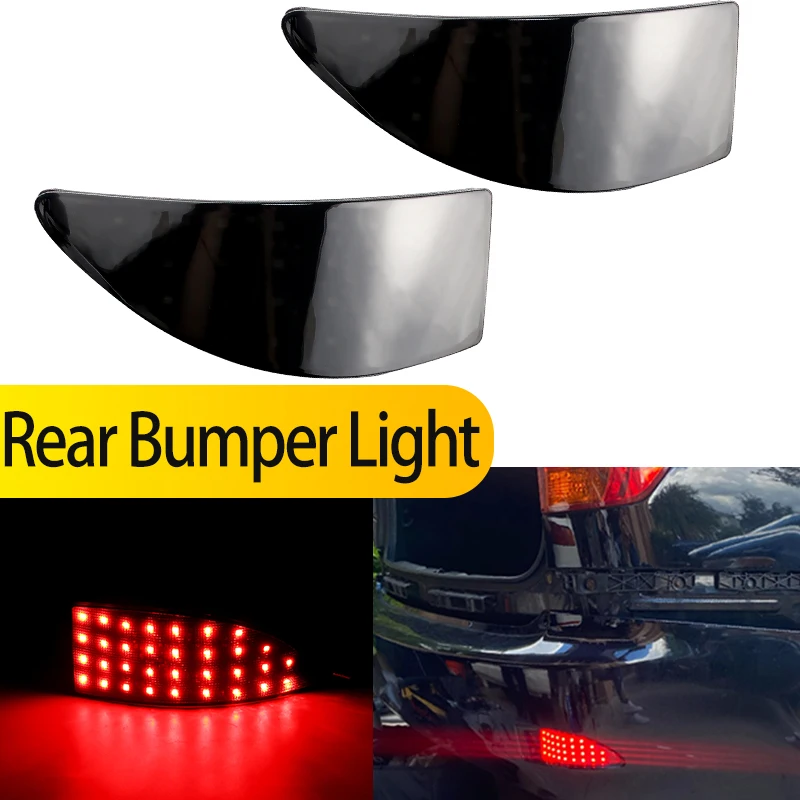 

2PCS Car Rear Additional Bumper Brake Lights For Lexus IS 250/350 (XE20) 2006-2013 LED Tail Stop Lamp Brake Lamp Red Bulbs 12V