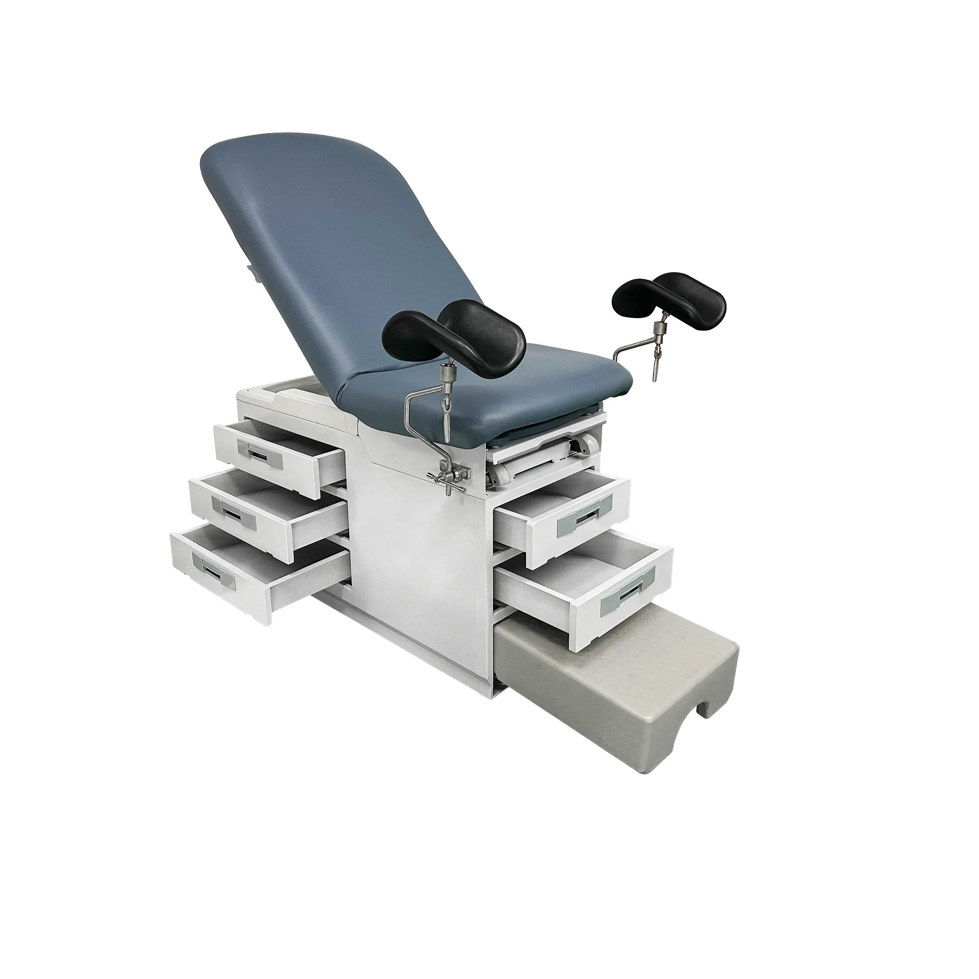 XINDA Medical Gynecological Examination Chair Operating Delivery Table With 5 Drawers For Hospital Clinic