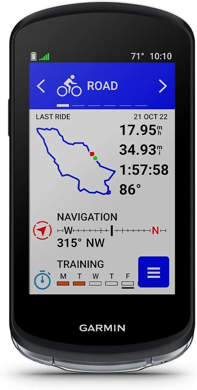 GPS Bike Computer, On and Off-Road, Spot-On Accuracy, Long-Lasting Battery, Device Only