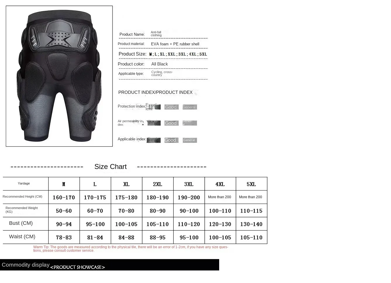 

Durable Motorcycle Riding Armor Pants and Anti Drop Pants Elastic Fiber Feels Good