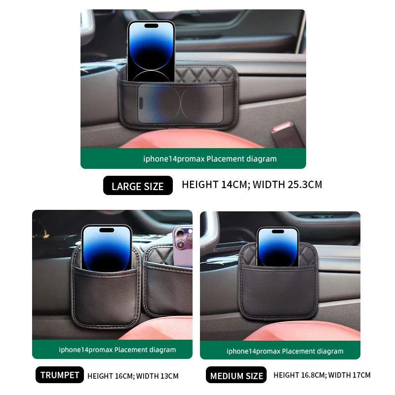 Car storage box stick anyplace console seat seam and back car supplies practical and good items car interior decoration storage