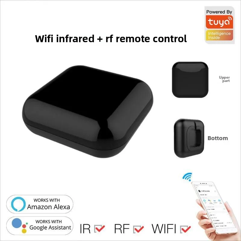 WiF Graffiti Smart Home Remote Control App Timed Voice Remote Control Infrared + Radio Frequency 433 Smart Remote Control
