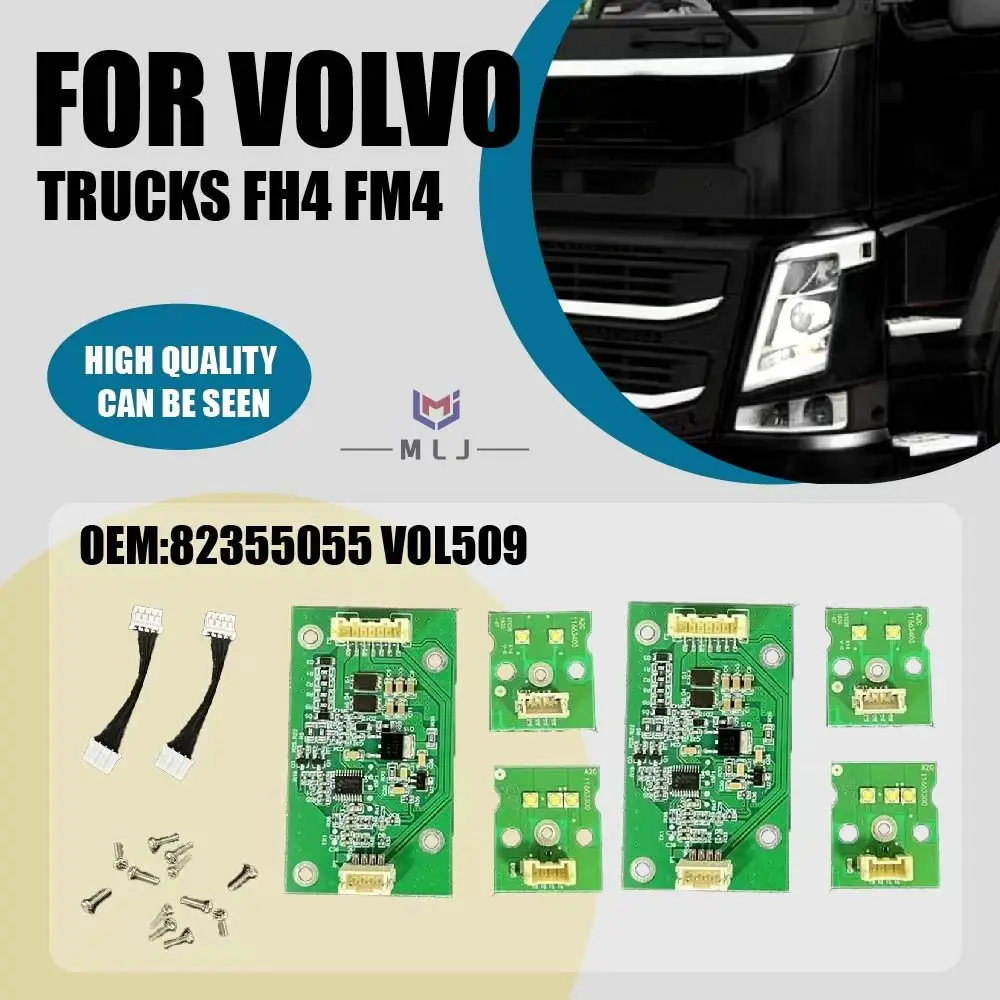 oe-82355055-headlight-drl-chip-board-﻿for-volvo-trucks-fh4-fm4-vol509-white-led-angel-eye-daytime-running-light-auto-accessories
