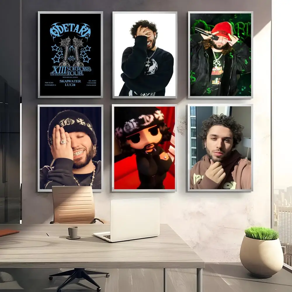 O-Odetari Electronic Music Producer Poster HD art sticky wall waterproof home bedroom bar aesthetic decoration