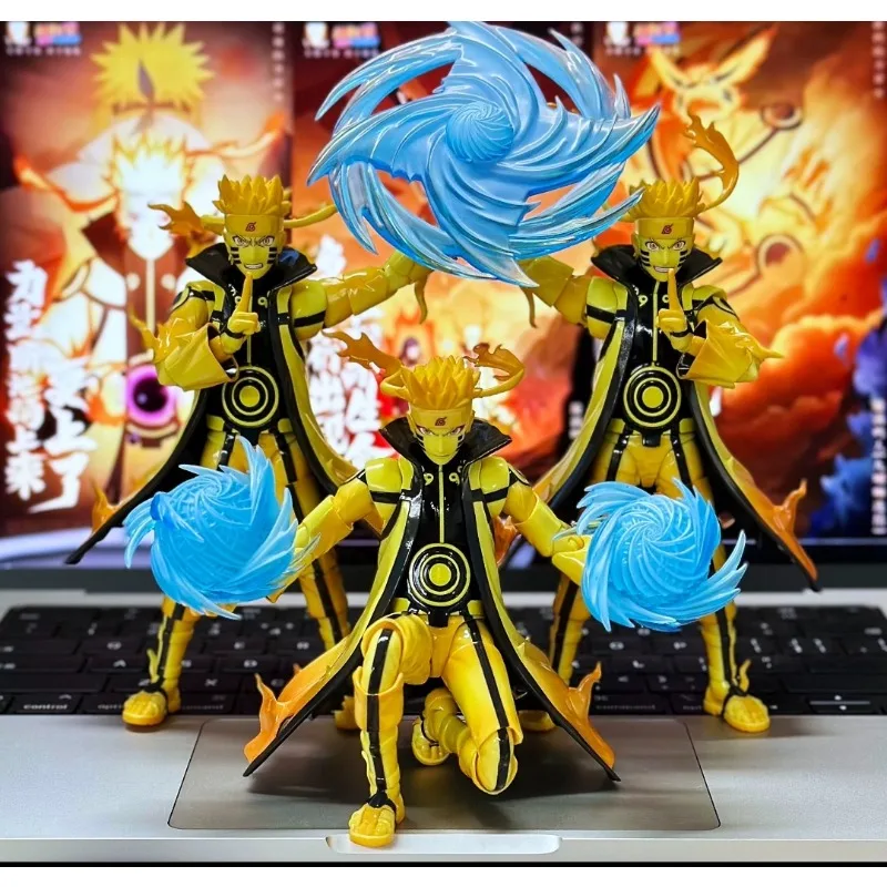В наличии оригинальный SHF NARUTO Uzumaki Naruto Kurama Link Mode Мужская сила, которая связывает аниме фигурки игрушки куклы подарки