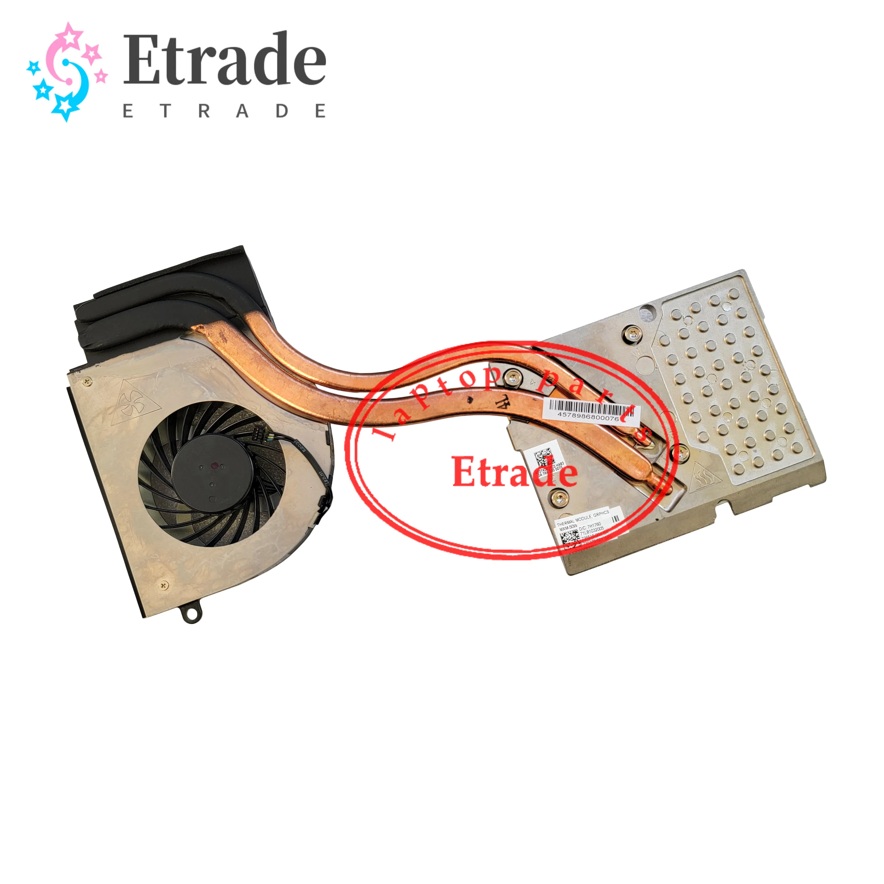 New Original For HP Zbook 17 G1 G2 Heatsink Fan CPU Cooling Dissipation tube 735375-001 AT0TK003FC0
