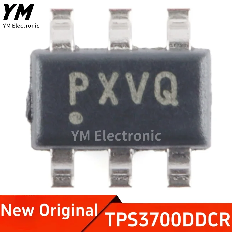 New Original TPS3700DDCR PXVQ SOT-23-6 High Voltage Voltage Detector for Overvoltage and Undervoltage Monitoring