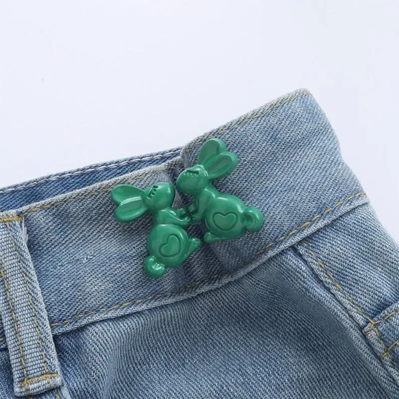 39bd 1pair serrer taille du bouton taille détachable bouton jeans couture