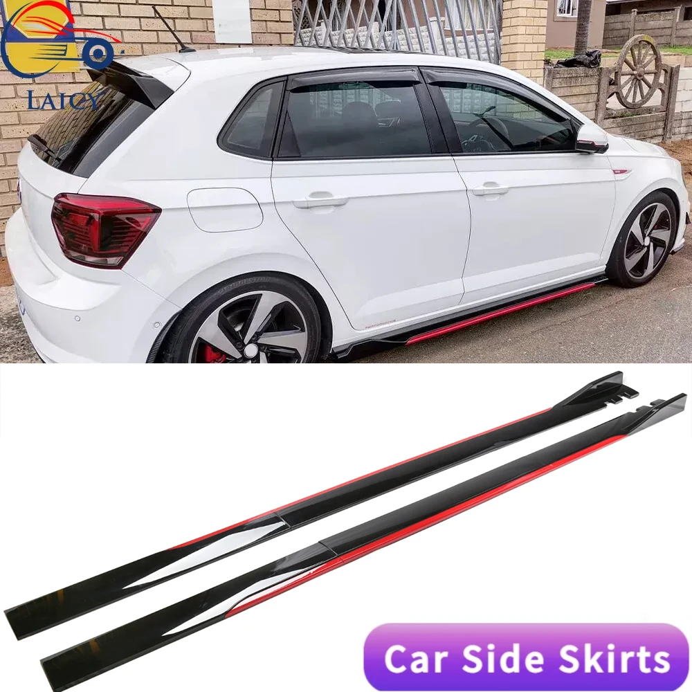 

LAICY For Golf MK6 MK7 MK7.5 GTI R 78.7" Car Side Skirt Extension Rocker Panel Splitter Spoiler Lip Rocker Panel Body Kit