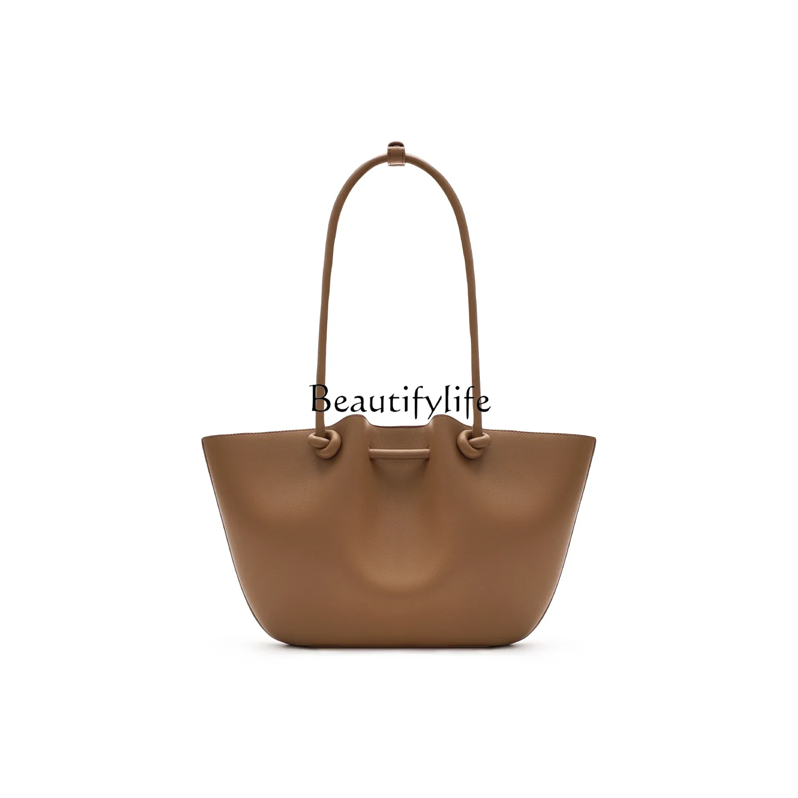 

Large capacity bag women's shoulder underarm mother tote bag commuter leather