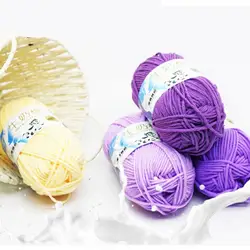 50g Milk Cotton Yarn Milk Fiber Skin Friendly Cotton For Hand Knitting Yarn Crochet Craft Sweater Hat Threads Knitting Crochet