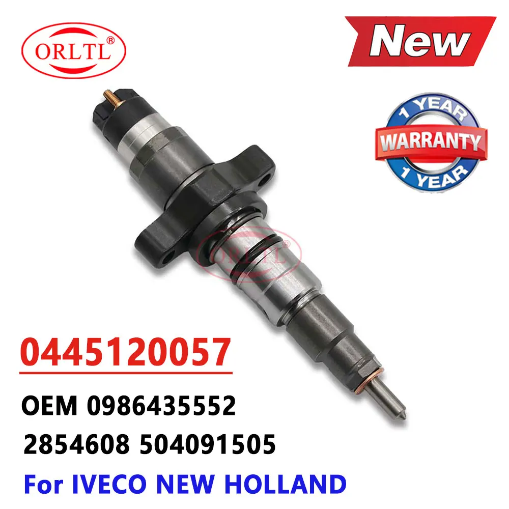 ORLTL 0 445 120 057 Diesel Nozzle 0445120057 Fuel Injector 0986435552 For New Holland W190B W170B D150B 2854608 504091505