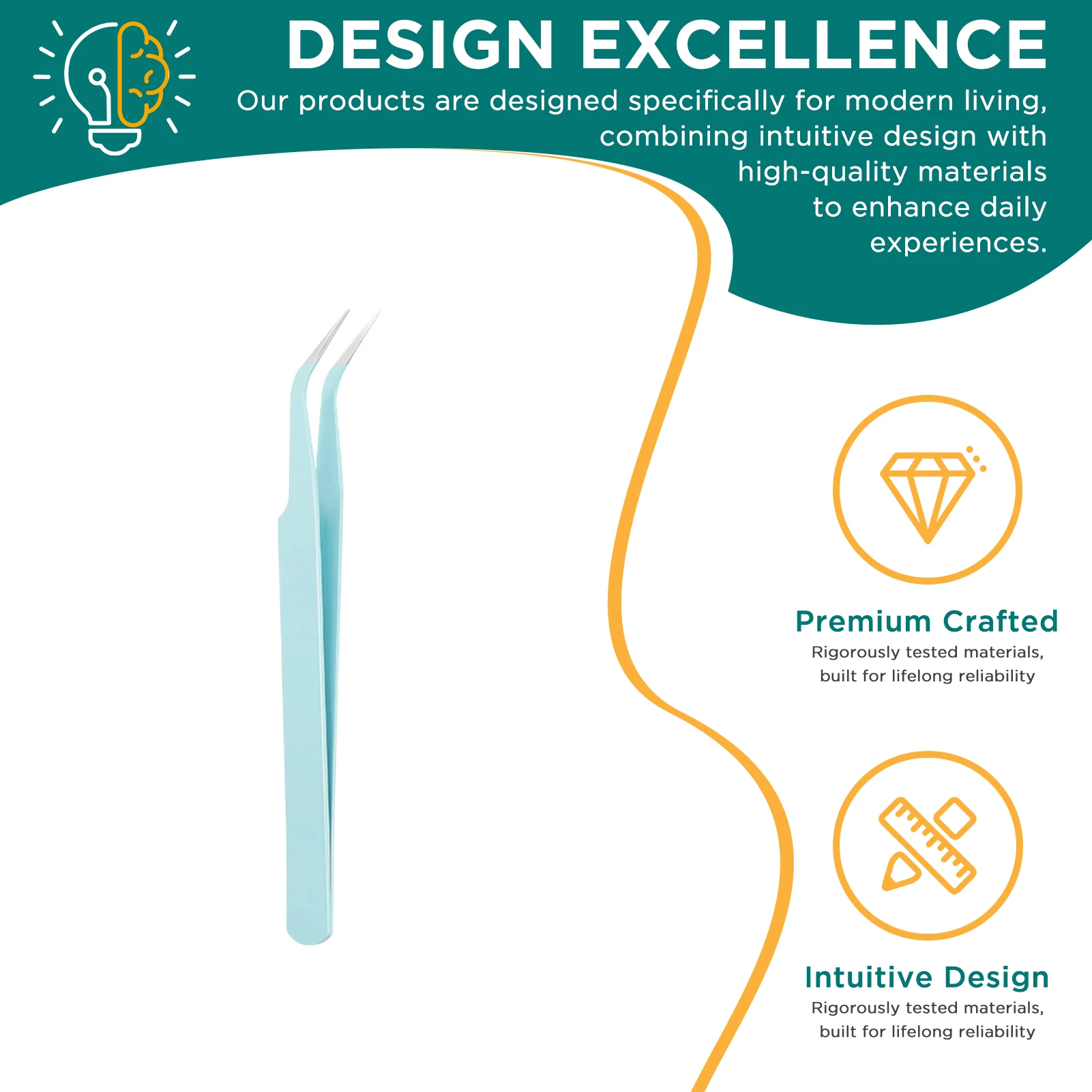 1pc ステンレス鋼まつげピンセットつけまつげエクステンション用プロフェッショナルラッシュツール高精度ピンセットメイクアップツール