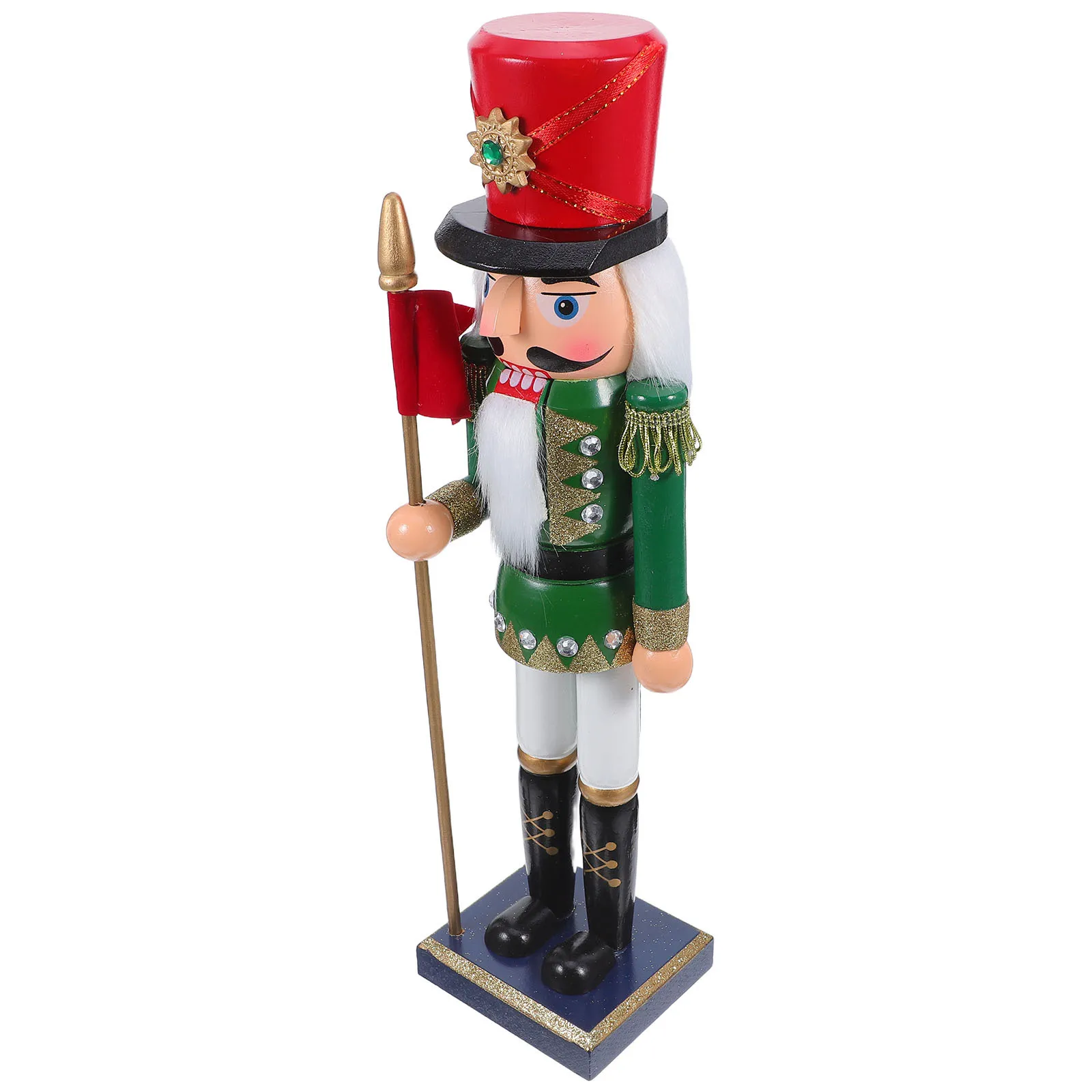 

Wooden Nutcracker Soldier Traditional Christmas Table Decor Holiday Party Nutcracker Ornament Seasonal Home Decoration