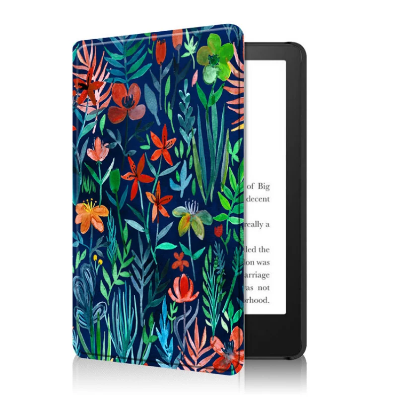 Printed Flip Case for Kindle Paperwhite 12th 7 Inch with Auto Wake Sleep