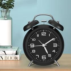 Smart Alarm Clock Metal Ringing Alarm Clock Student Kids Alarm Clock Bedside Alarm Clock Home Bedroom Decoration Clock