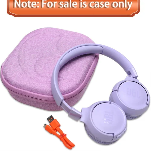 Imagen 2 del producto Funda protectora dura Ltgem para JBL Tune 510BT/520BT/670NC/500BTLive/460NC Soundcore H30i Samsung AKG auriculares inalámbricos plegables