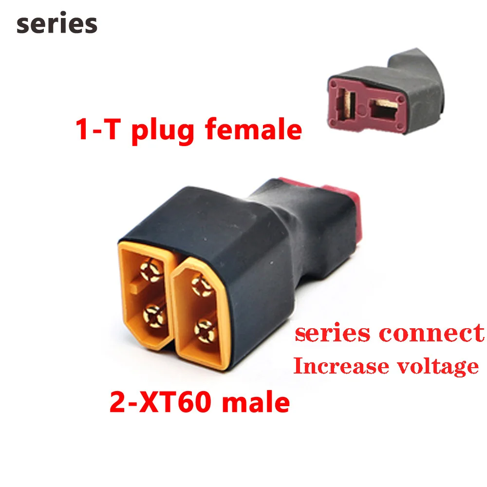 XT60 XT90 XT Series Conversion Plug Batteries connected in series to increase voltage series RC Battery cables Connector Adapter