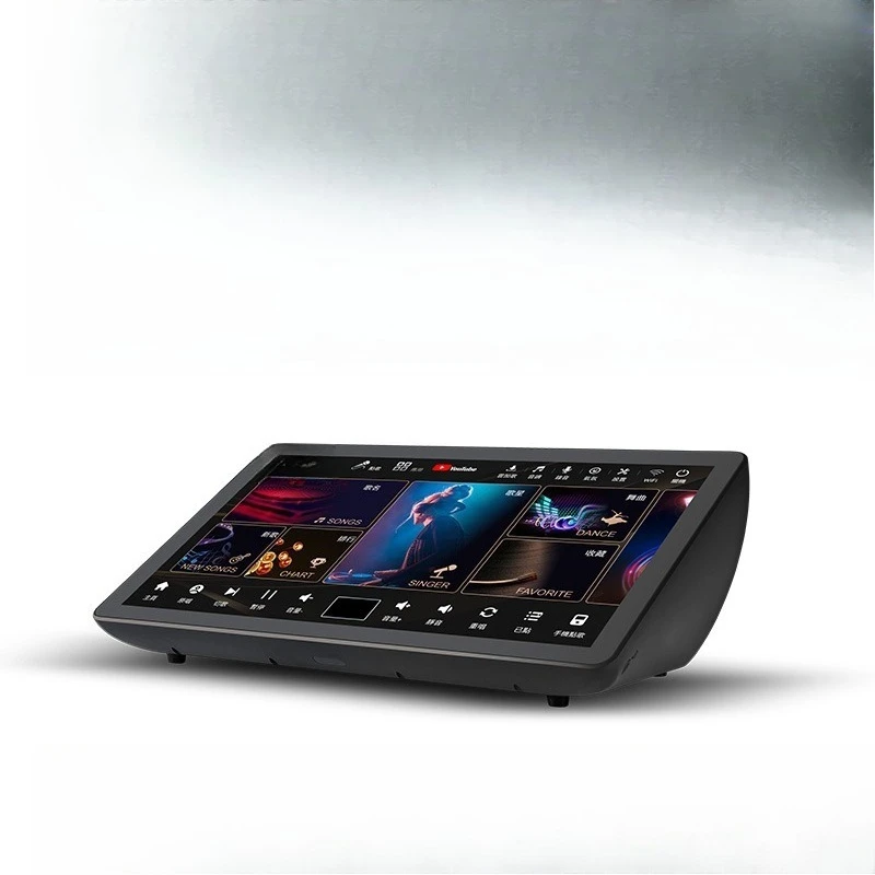 

Jukebox Bluetooth Combo Indoor Bluetooth 5.0 Speaker Home Stereo with LCD Controlled Panel for Gathering Fun Black