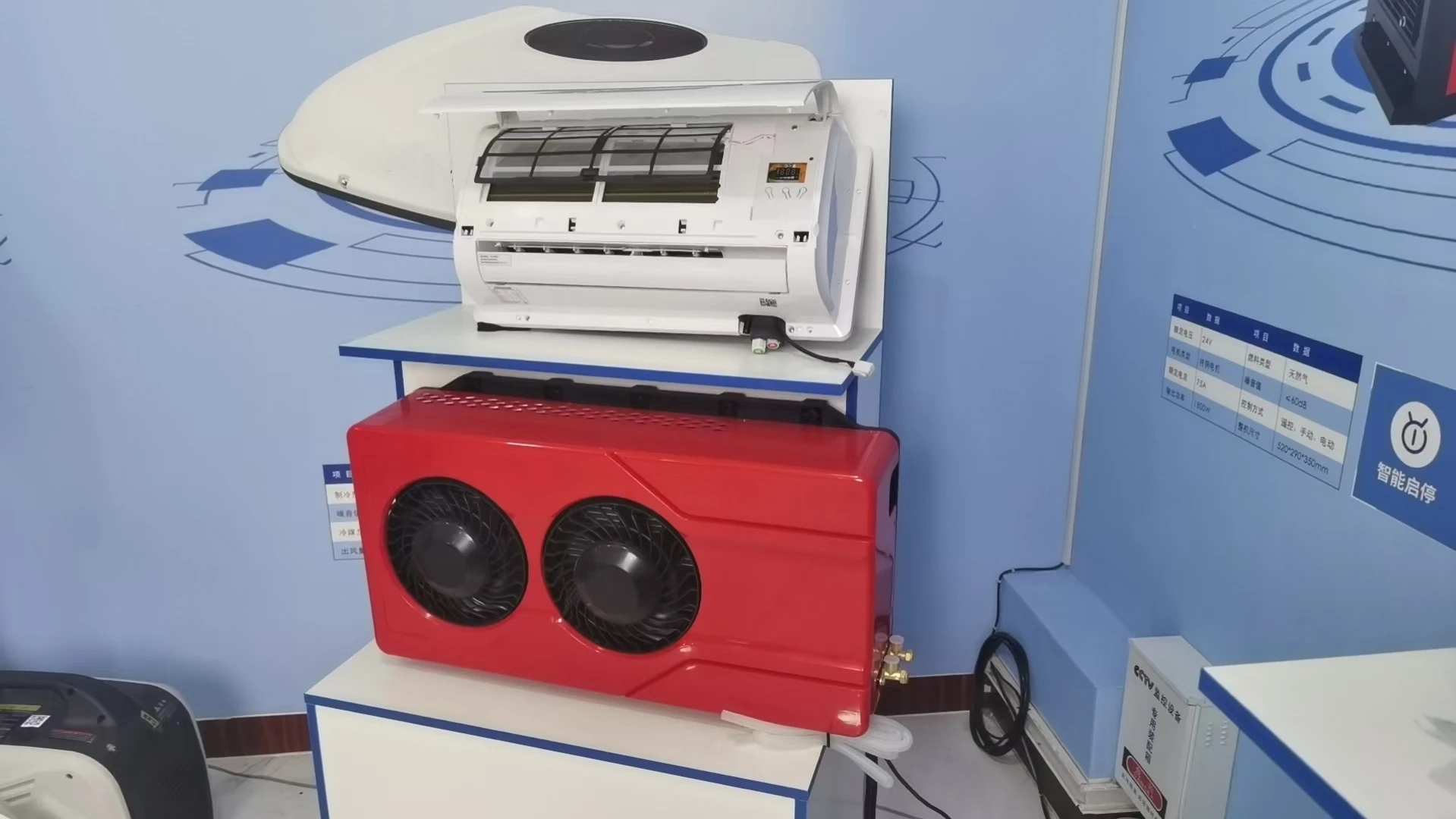 Split Type Airconditioner 12V 24V Koelwagen Airconditioner Voor RV Boot