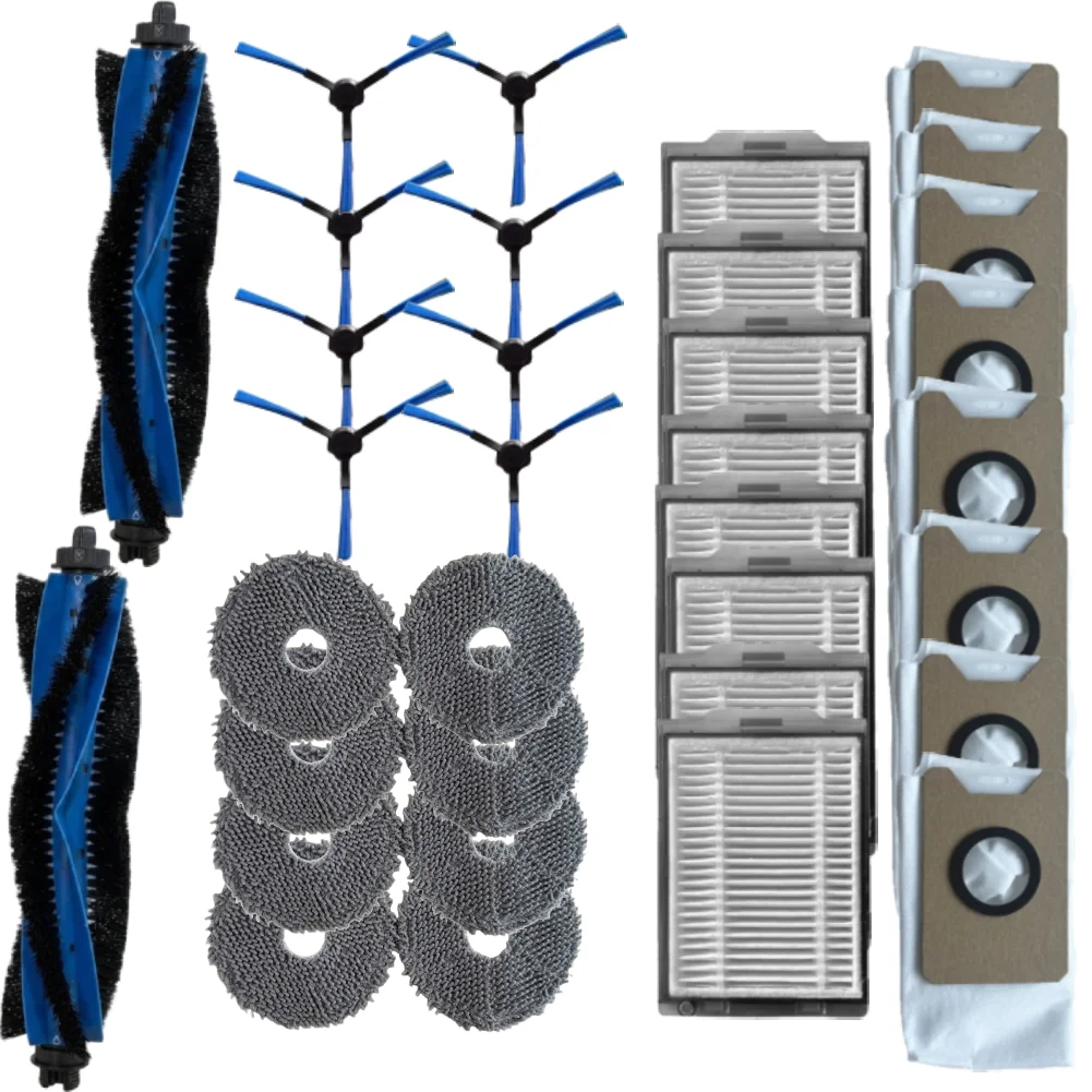 Accessory Kit Roller Brush Side Brush Mop-Cloth Dust Bag Filter For Haier H13 Pro Q9 20090 ProAI For Ilife T60s Vacuum Cleaner