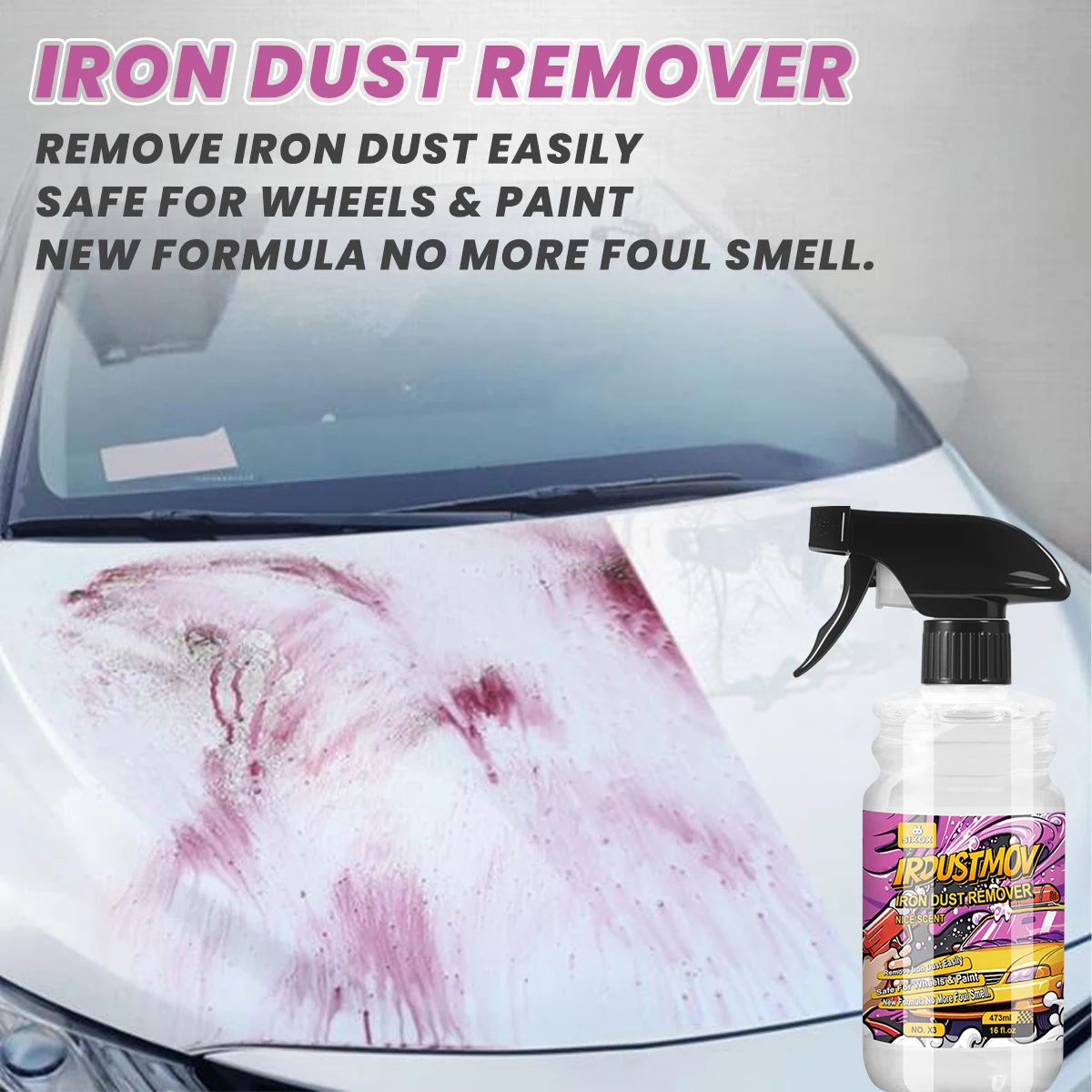 Iron Powder Rust Remover Spray 6