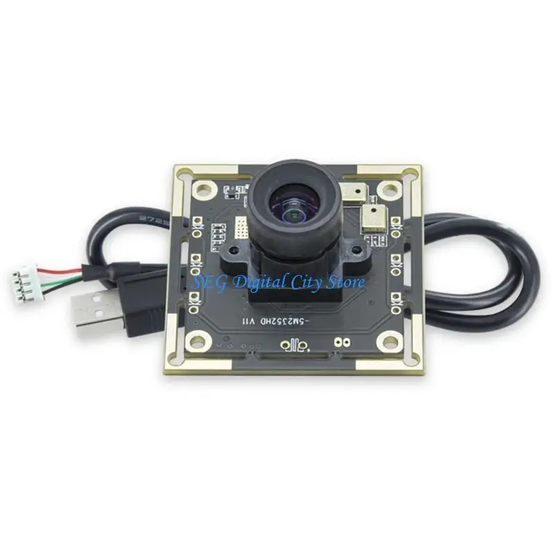 

U75B IMX335 USB Camera Module for Laptop 68/100 Degree 5MP with Double Microphone Webcam For Advertising Player Laptop