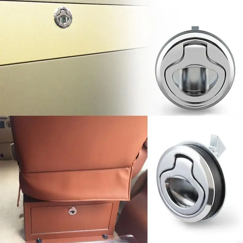 X6HF Flush Door Pull for Hatch Slam for Latch Embedded Pulling Ring Marine Deck Cabin