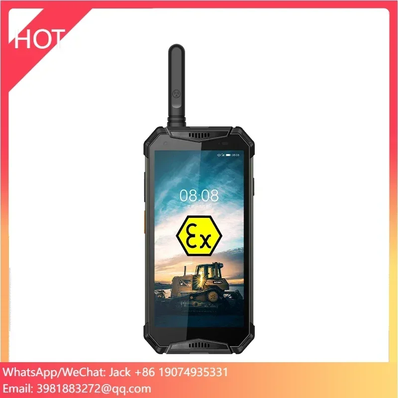 Atex IB Ex Walkie Talkie Phone Aoro M3 5.65 Inch 1080*3160 VHF & UHF 4W GSM Walkie Talkie Phone IP68 Walkie Talkie Rugged Phone