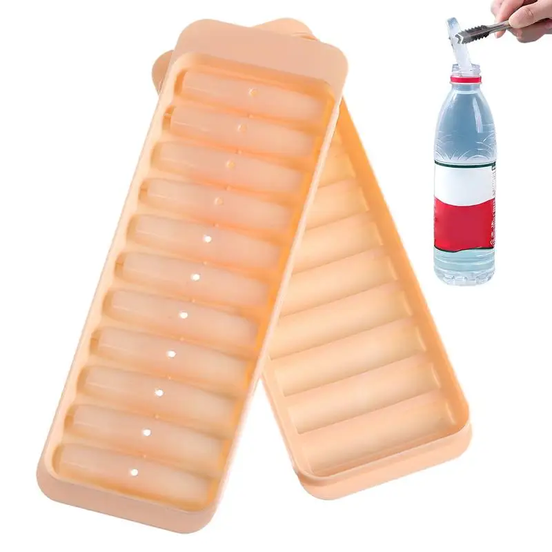 Ice Tray Long Ice Bar Mould Chilled Beverage Accessories Cold Drink Making Tool Ice Bar Maker with Lid Iced Beverage Making Tool
