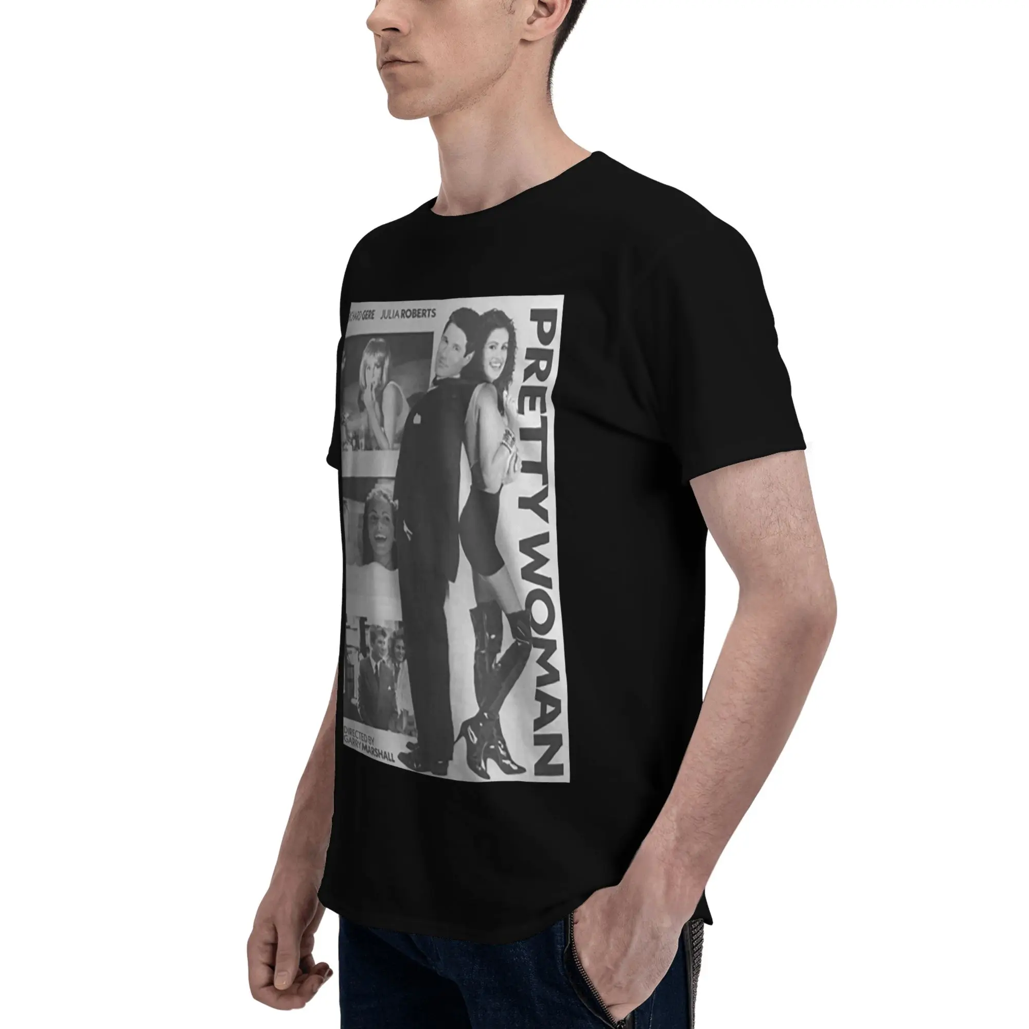 

Красивая женщина, футболка из 100% хлопка, 1990 г., мужские футболки большого размера, мужские футболки с круглым вырезом и коротким рукавом, S-6XL