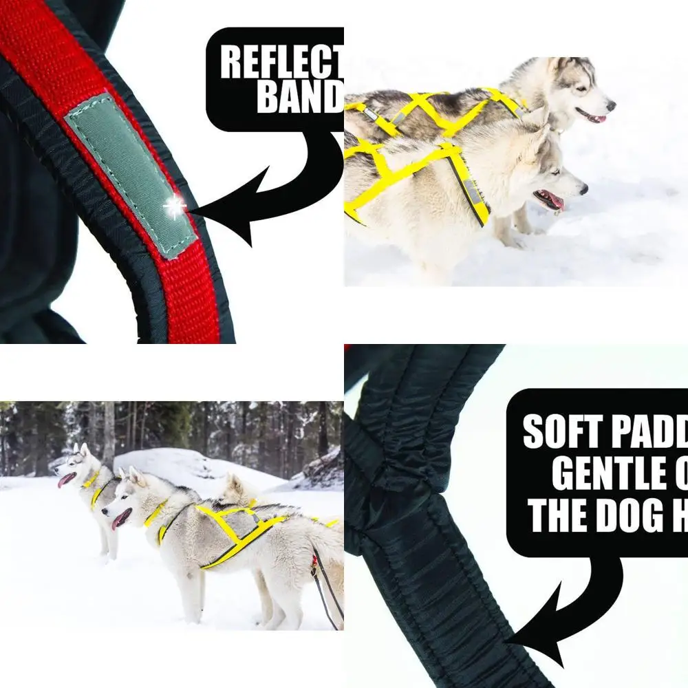 

Extra Large Yellow Sled Dog Harness - Neck 22, Chest 38, Back 26