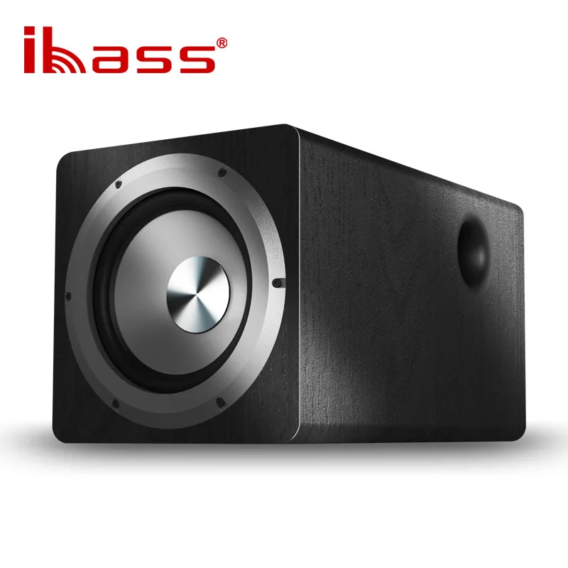 100W High-power 6.5-inch Passive Speaker Wooden Shocking Deep Bass Home Computer TV Subwoofer