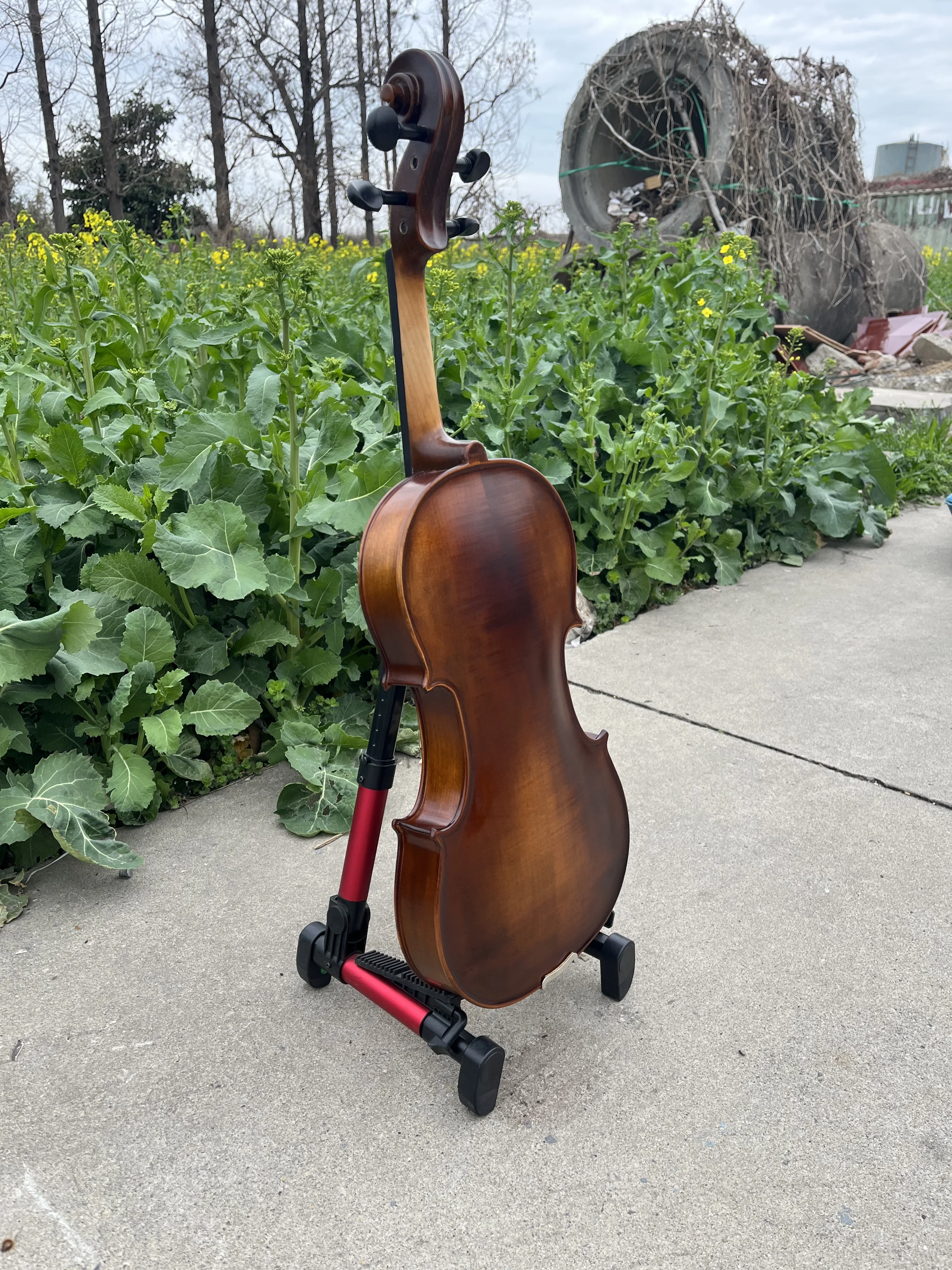 Professional All Solid Viola 4 - Musical Instrument All 评论和价格