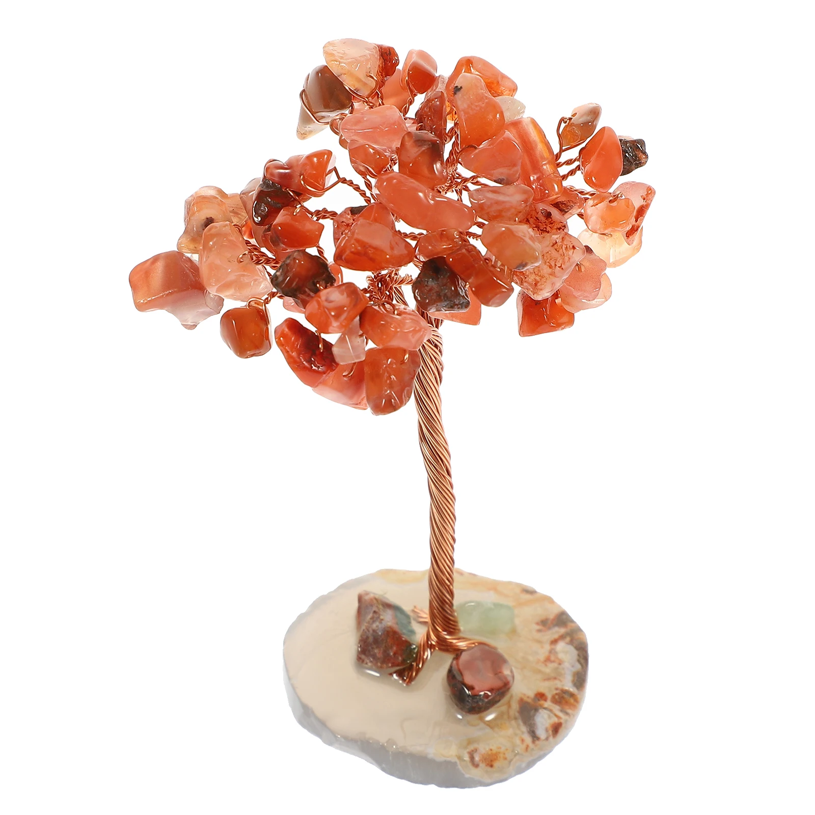

Exquisite Ornament Decorative Desktop Shape Handcrafted Desktop Decor Living Room Bedroom Office Decoration Fortune Wealth Tree