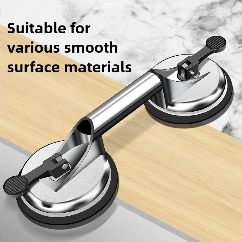 Vacuum Suction Cup Grip Sucker Plate Single Claw Double-claw Three -jaw Suction Puller For Tile Glass Floor Sucker Lifting Tool