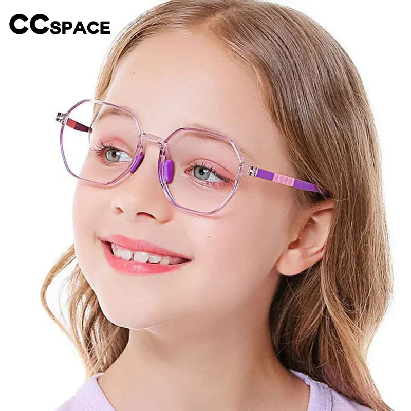 Children's Eyeglass Frames Anti-Blue Light Glasses Soft Silicone Glasses Pmedical Glasses For Children Optical Glasses 54667
