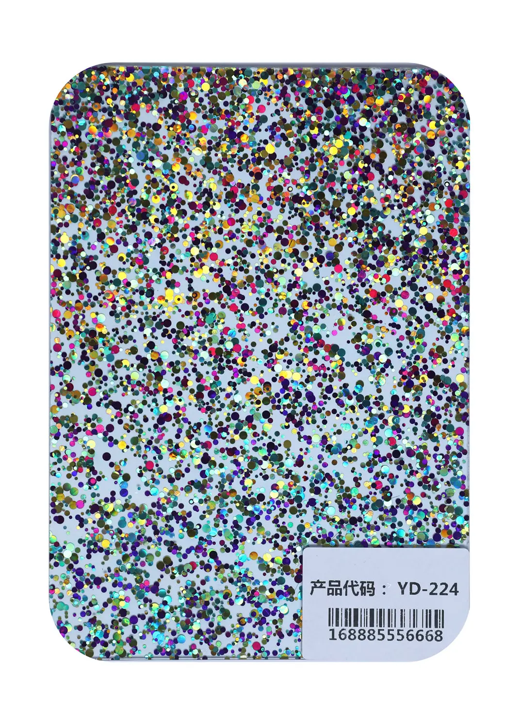 3MM Thick Dot Glitter Acrylic Sheet 12x8 Inches Craft Decoration Material for DIY Projects