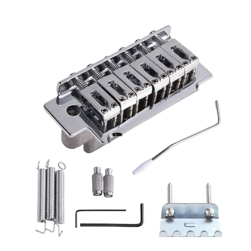 Dropship-51.5Mm 2-Point Guitar Tremolo Bridge 36Mm Short Zinc Block For Squier Electric Guitar Accessories